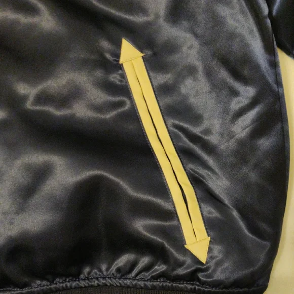 Primitive Men's Navy and Gold Varsity Jacket
